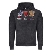 Vintage Black Peace Love Veteran Vintage Hoodie - Bettercallsaul