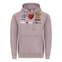 Vintage Zinc Peace Love Veteran Vintage Hoodie - Bettercallsaul