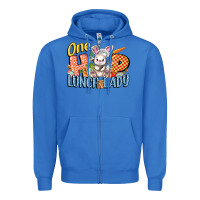 True Royal one hip lunch lady easter day Zipper Hoodie - FaDigitalArtStudio