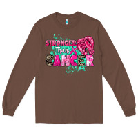 Chestnut Stronger than Cancer Long Sleeve Tee - HowdyJamesFarm
