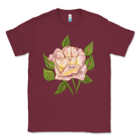 Burgundy Life Of The Party Rose Classic Tee - LillyAllenDesigns