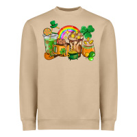 St. Patricks Coffee Cups Heavyweight Sweatshirt | Teevron
