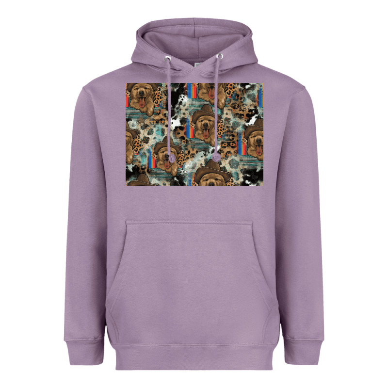 Dog Pattern Heavyweight Hoodie by CowhideDigitalArt | Teevron