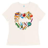 Bone teacher heart custom Ladies Tee - NancyCooperArtShop