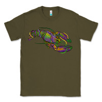 Army Green mardi gras lobster Classic Tee - RanaPortraitStore