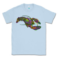 Dusty Blue mardi gras lobster Classic Tee - RanaPortraitStore