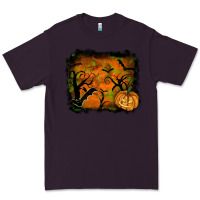 Plum Halloween Background Premium Tee - RanaPortraitStore