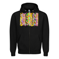 Black Easter Brushstrokes Zipper Hoodie - BundleAndBundleShop