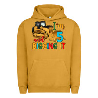 Pigment Peanut Butter i'm 5 and digging it Urban Hoodie - Artiststas