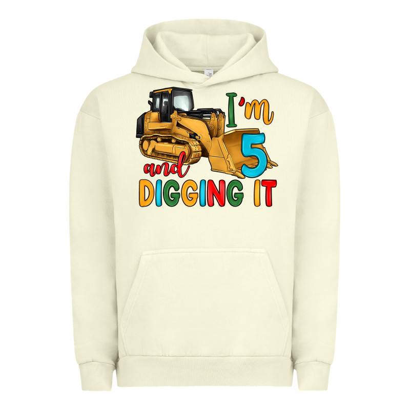 I'm 5 And Digging It Urban Hoodie by Artiststas | Teevron