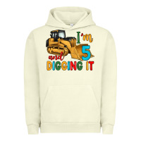Pigment Pistachio i'm 5 and digging it Urban Hoodie - Artiststas