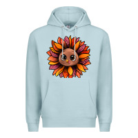 Blue Mist turkey sunflower bbs Premium Hoodie - BundleAndBundleShop