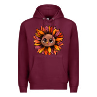 Burgundy turkey sunflower bbs Premium Hoodie - BundleAndBundleShop