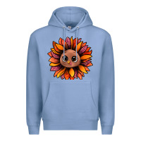 Colony Blue turkey sunflower bbs Premium Hoodie - BundleAndBundleShop