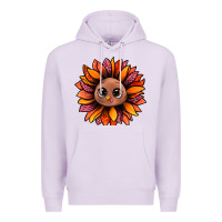 Lilac turkey sunflower bbs Premium Hoodie - BundleAndBundleShop