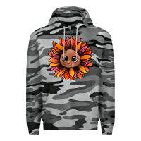 Slate Camo turkey sunflower bbs Premium Hoodie - BundleAndBundleShop