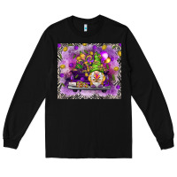 Black gnome on the truck tumbler hjf Long Sleeve Tee - HowdyJamesFarm