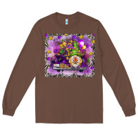 Chestnut gnome on the truck tumbler hjf Long Sleeve Tee - HowdyJamesFarm