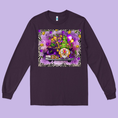 Gnome On The Truck Tumbler Hjf Long Sleeve Tee Designed By Howdyjamesfarm