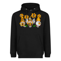 Black Honey Gnome Heavyweight Hoodie - CowhideDigitalArt