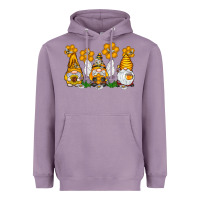 Lavender Honey Gnome Heavyweight Hoodie - CowhideDigitalArt