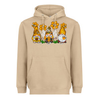 Mushroom Honey Gnome Heavyweight Hoodie - CowhideDigitalArt