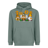 Sage Honey Gnome Heavyweight Hoodie - CowhideDigitalArt