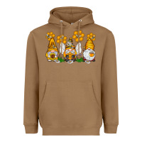 Toasted Coconut Honey Gnome Heavyweight Hoodie - CowhideDigitalArt