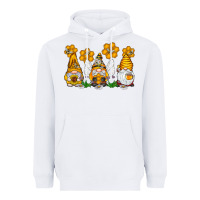 White Honey Gnome Heavyweight Hoodie - CowhideDigitalArt