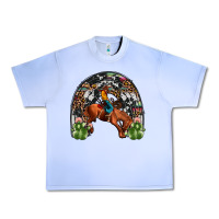Grape Ice rodeo cowboy rainbow Urban Heavy Tee - JahusDesignShop
