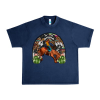 Navy rodeo cowboy rainbow Urban Heavy Tee - JahusDesignShop