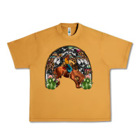 Peanut Butter rodeo cowboy rainbow Urban Heavy Tee - JahusDesignShop