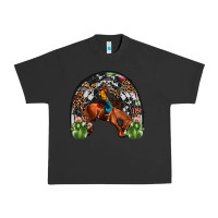 Pigment Black rodeo cowboy rainbow Urban Heavy Tee - JahusDesignShop