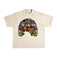 Sandshell rodeo cowboy rainbow Urban Heavy Tee - JahusDesignShop