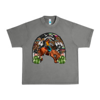 Tornado rodeo cowboy rainbow Urban Heavy Tee - JahusDesignShop