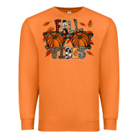 Carrot autumn style with pumpkins Premium Sweatshirt - CowhideDigitalArt