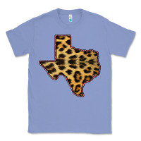 Colony Blue Western Texas Map Leopard Pattern Classic Tee - Bettercallsaul