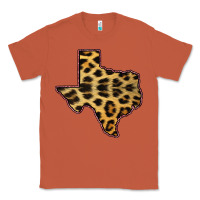 Copper Western Texas Map Leopard Pattern Classic Tee - Bettercallsaul