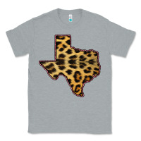 Heather Grey Western Texas Map Leopard Pattern Classic Tee - Bettercallsaul