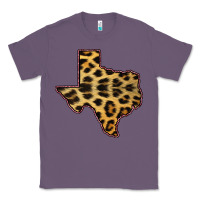 Lavender Western Texas Map Leopard Pattern Classic Tee - Bettercallsaul