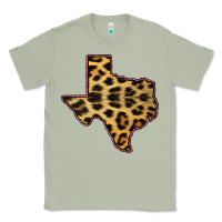 Matcha Western Texas Map Leopard Pattern Classic Tee - Bettercallsaul