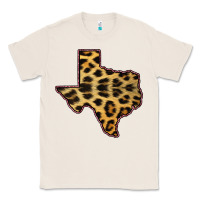 Natural Western Texas Map Leopard Pattern Classic Tee - Bettercallsaul