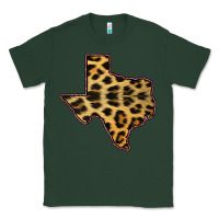 Sports Green Western Texas Map Leopard Pattern Classic Tee - Bettercallsaul