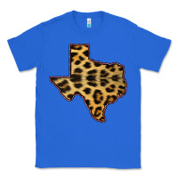 True Royal Western Texas Map Leopard Pattern Classic Tee - Bettercallsaul