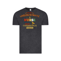Vintage Black Never Underestimate A Nurse Vintage Tee - Bettercallsaul