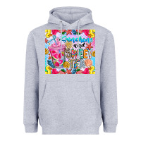 Heather Grey summer vibes with sweet tea Heavyweight Hoodie - CowhideDigitalArt