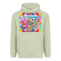 Matcha summer vibes with sweet tea Heavyweight Hoodie - CowhideDigitalArt