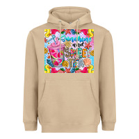 Mushroom summer vibes with sweet tea Heavyweight Hoodie - CowhideDigitalArt