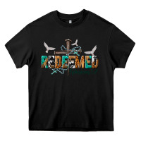 Black redeemed ephesians 1 7 Heavy Core Tee - NancyCooperArtShop