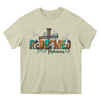 Mossy redeemed ephesians 1 7 Heavy Core Tee - NancyCooperArtShop